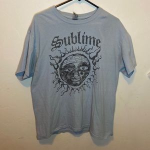 Sublime t-shirt lightly worn, really pretty blue color
